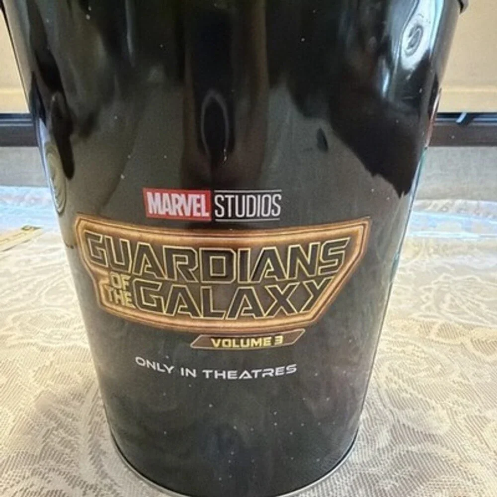 Guardians Of The Galaxy Vol 3 Rocket Raccoon Embossed Tin Popcorn Bucket Marvel